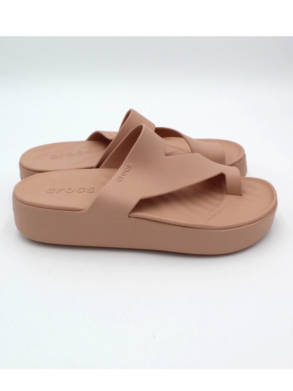 Crocs Platform Sandal Womens 10 Pink Flip Flop Lightweight Comfort Summer Resort